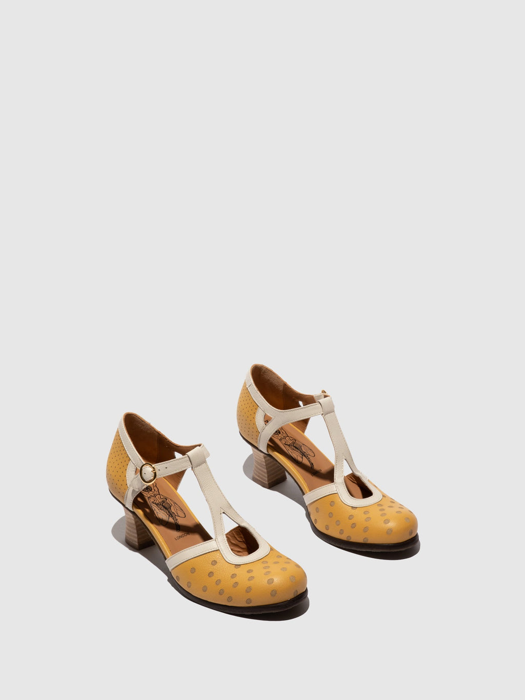 Mary Jane Shoes BLEF462FLY BUMBLEBEE/OFFWHITE