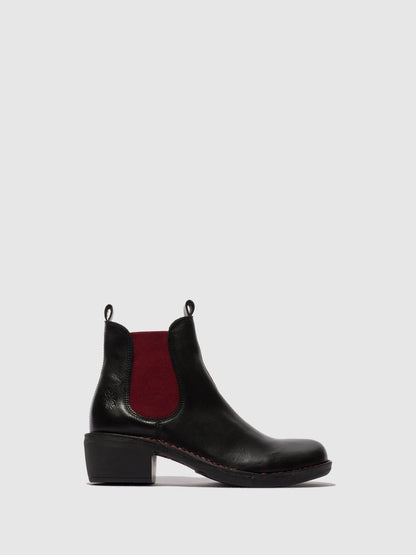 Chelsea Stiefeletten MEME030FLY SCHWARZ (ZIEGELSTEIN ELASTISCH)