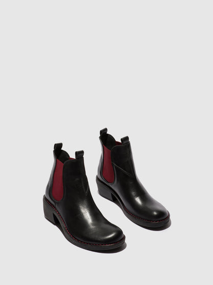 Chelsea Stiefeletten MEME030FLY SCHWARZ (ZIEGELSTEIN ELASTISCH)