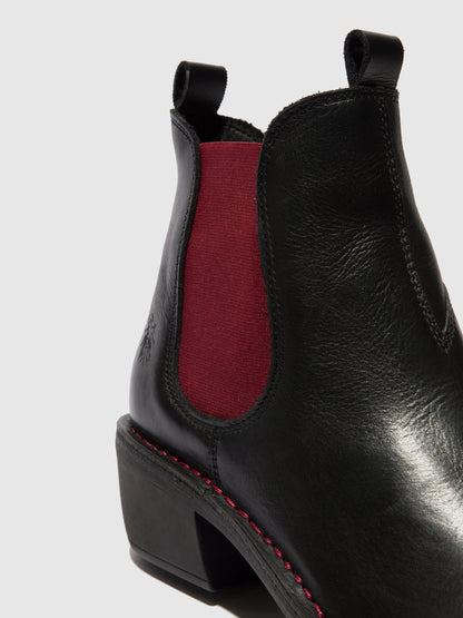 Chelsea Stiefeletten MEME030FLY SCHWARZ (ZIEGELSTEIN ELASTISCH)