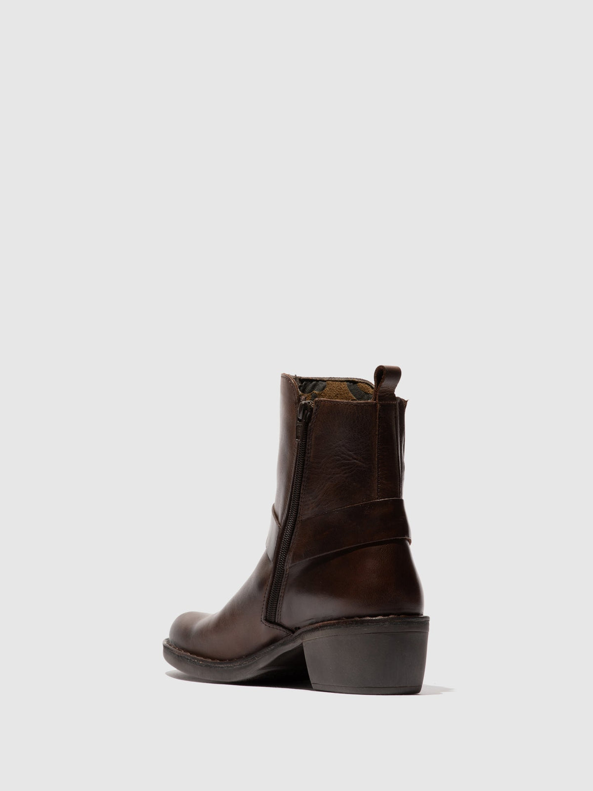 Reißverschluss-Stiefeletten MEBI123FLY DUNKELBRAUN