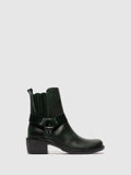 Zip Up Ankle Boots MEBI123FLY PETROL