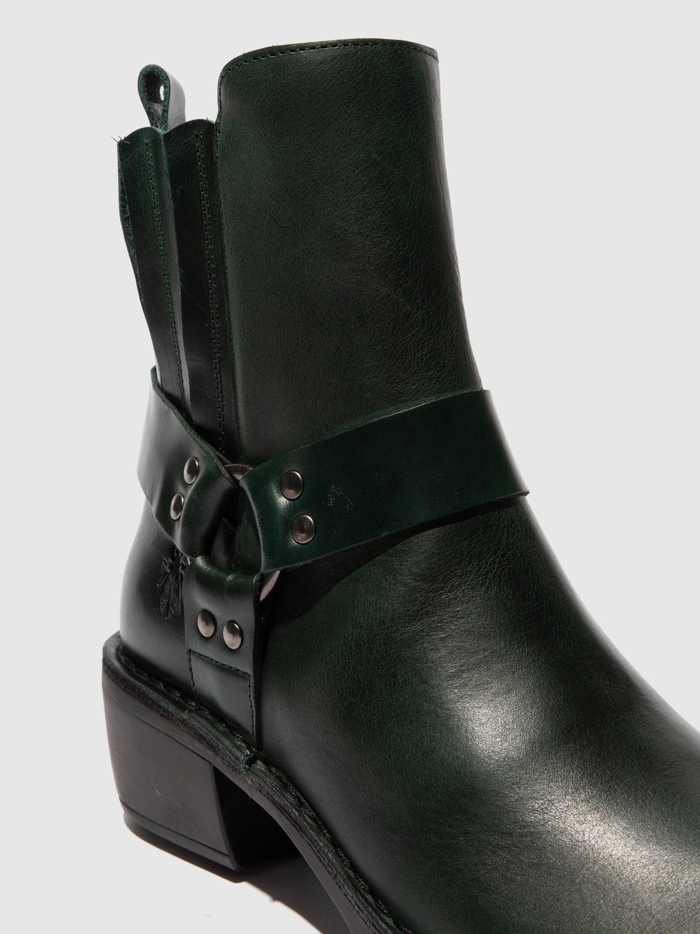 Zip Up Ankle Boots MEBI123FLY PETROL