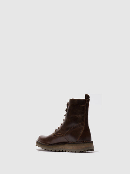 Schnürstiefeletten TARK128FLY DK BROWN