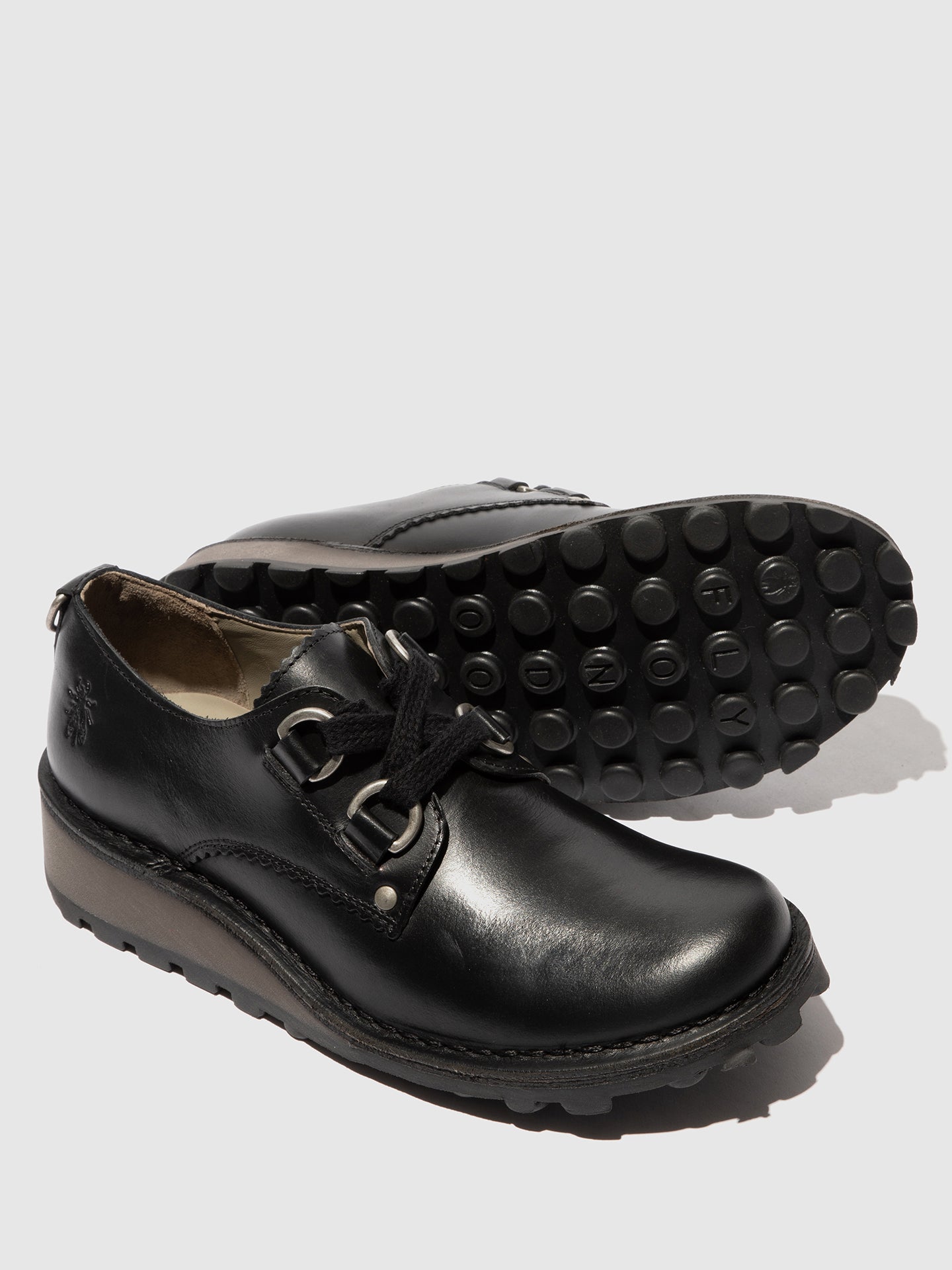 Lace Fastening Shoes MADS132FLY BLACK