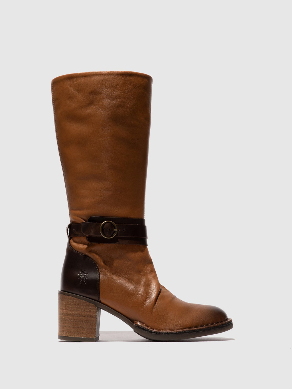 Buckle Boots BEIF165FLY COGNAC/DK BROWN