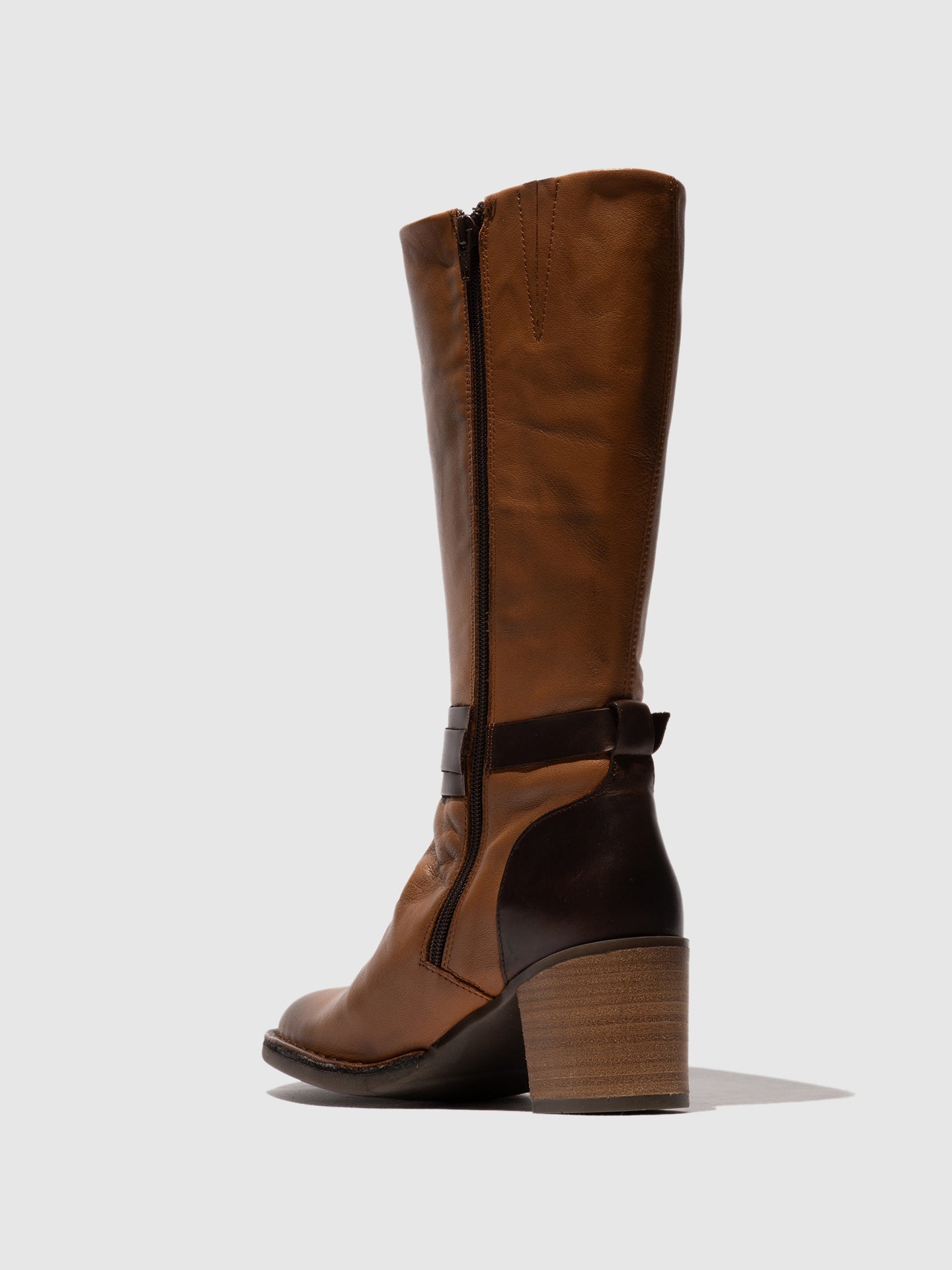 Buckle Boots BEIF165FLY COGNAC/DK BROWN