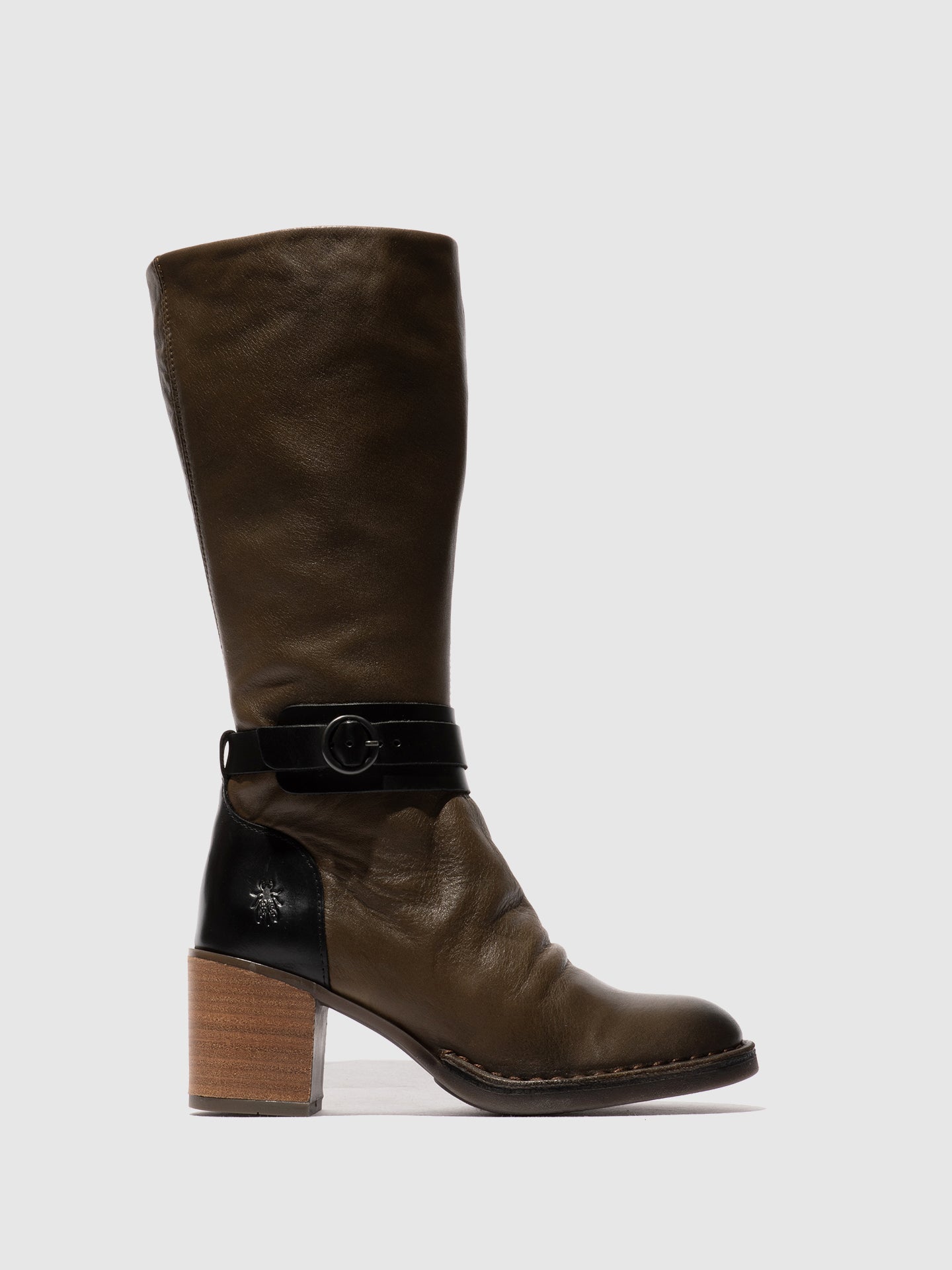 Buckle Boots BEIF165FLY MILITAR/BLACK
