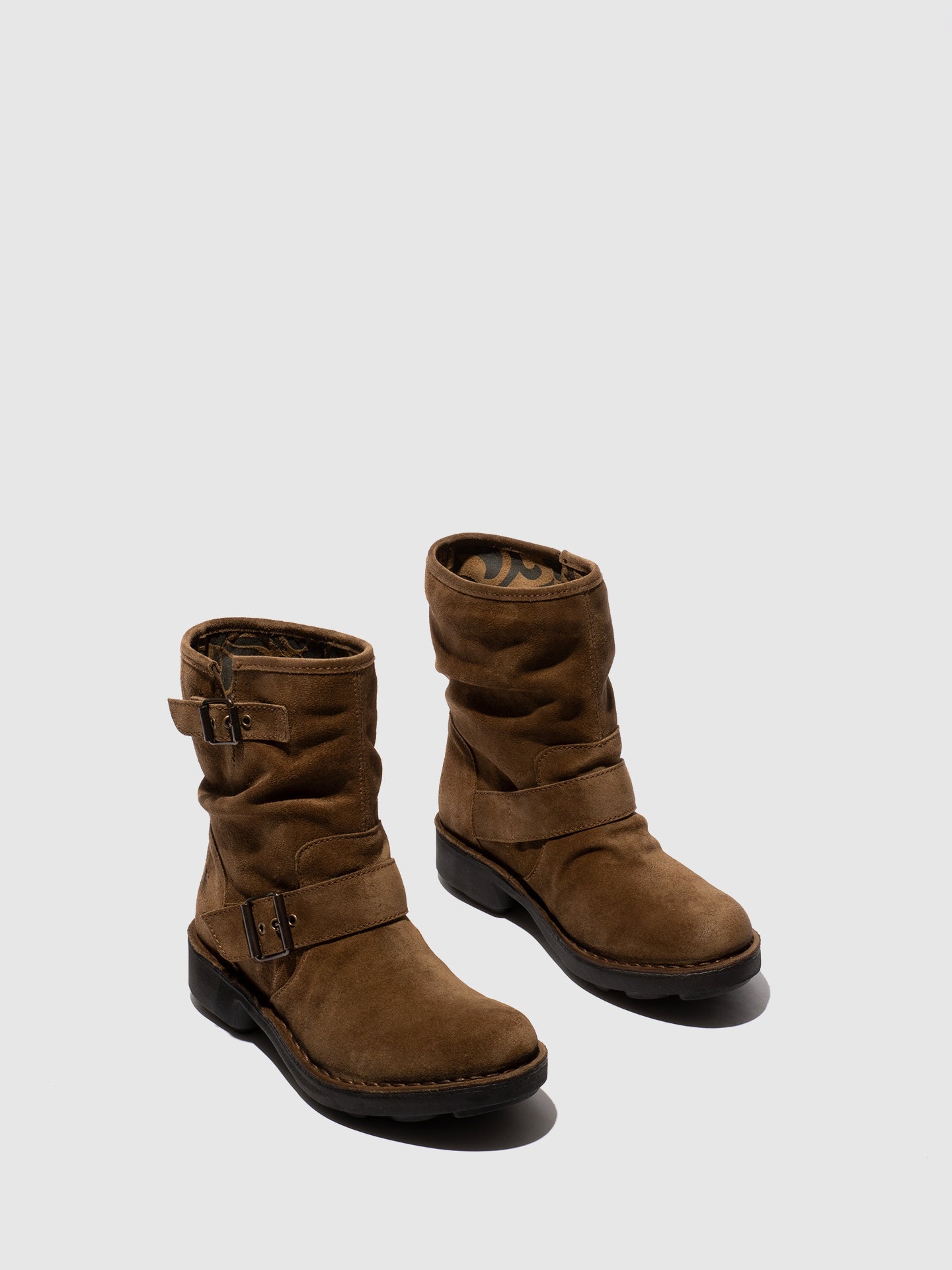 Buckle Ankle Boots NIRE178FLY ELEPHANT