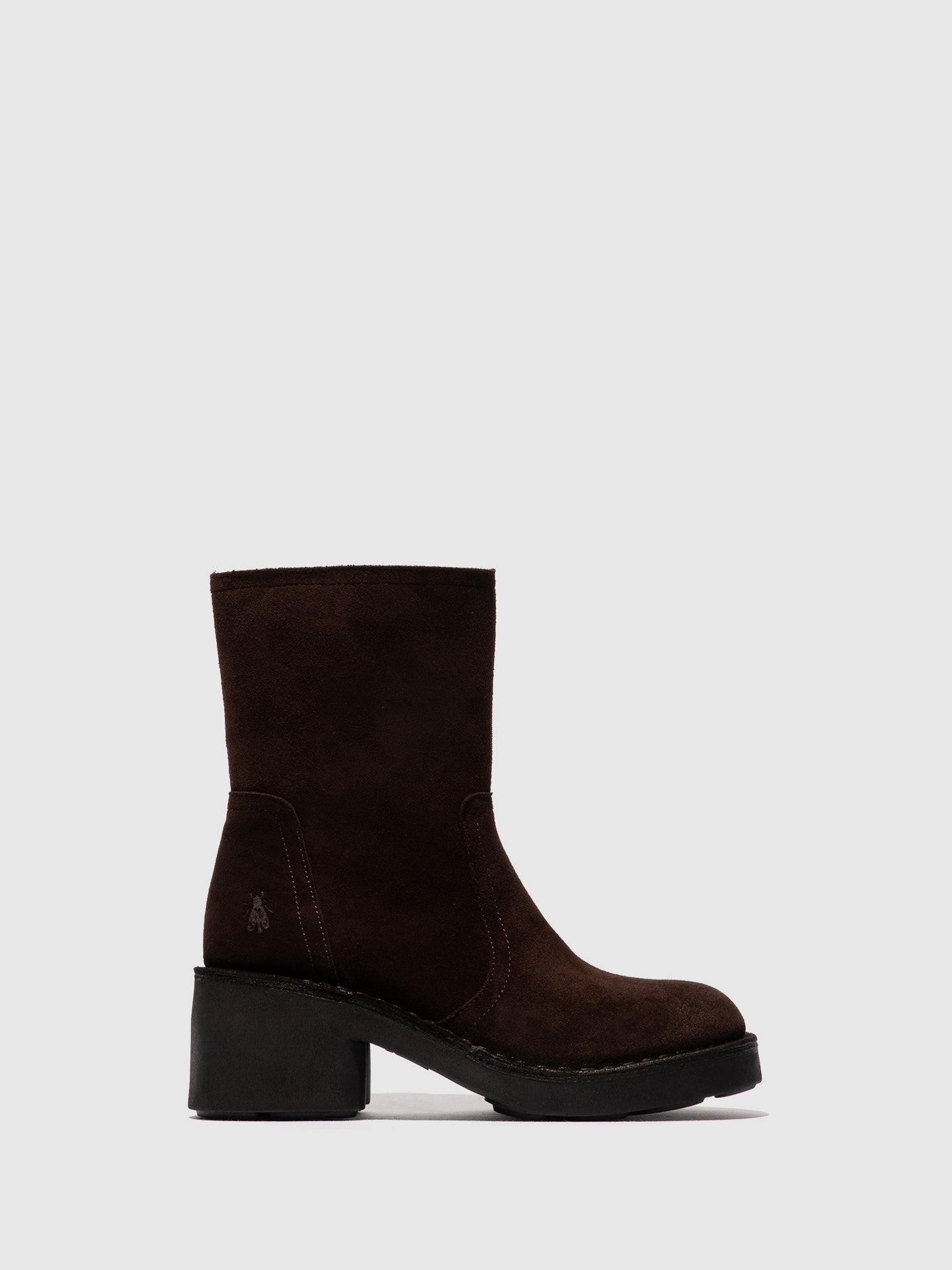 Zip Up Ankle Boots NORE191FLY EXPRESSO