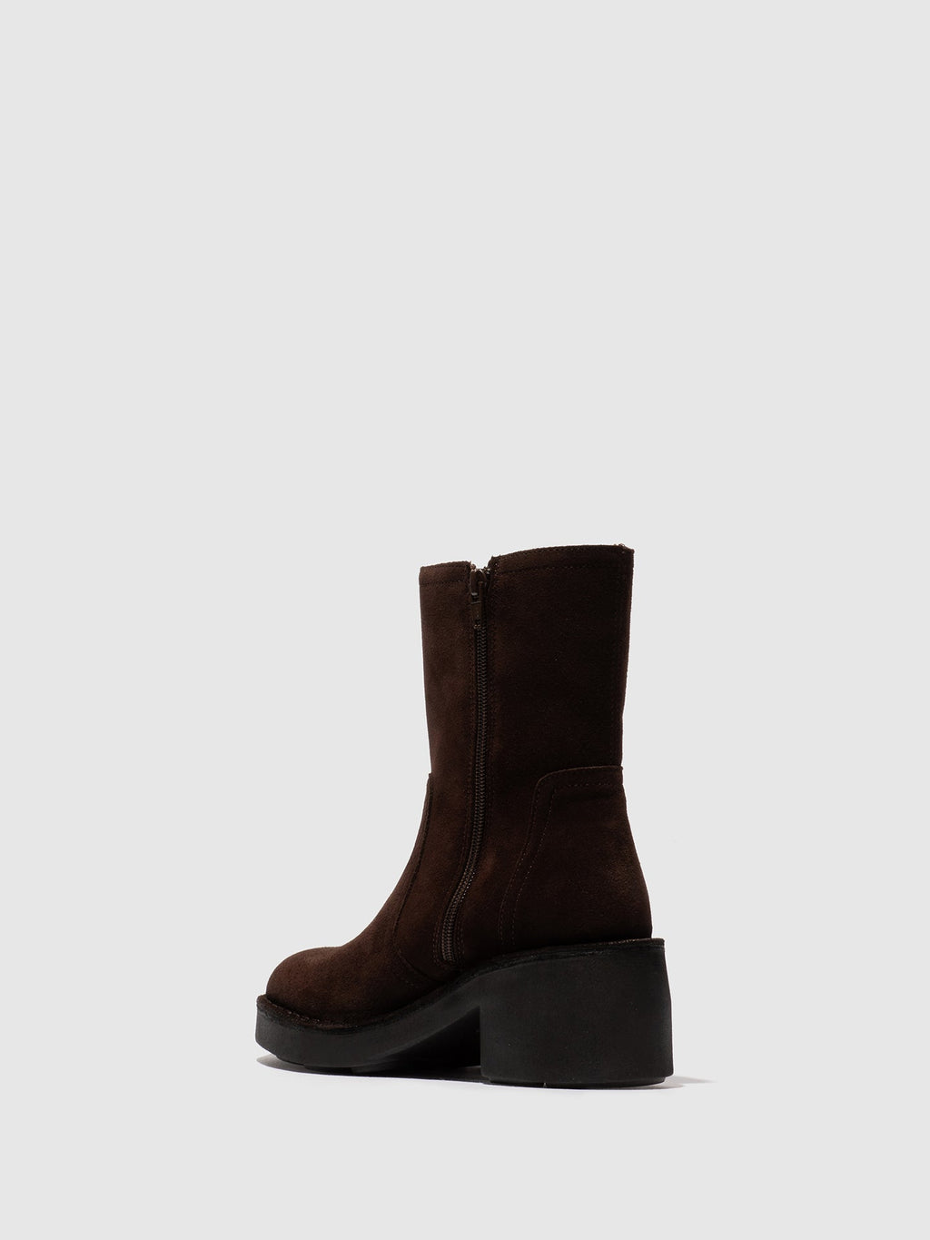 Zip Up Ankle Boots NORE191FLY EXPRESSO