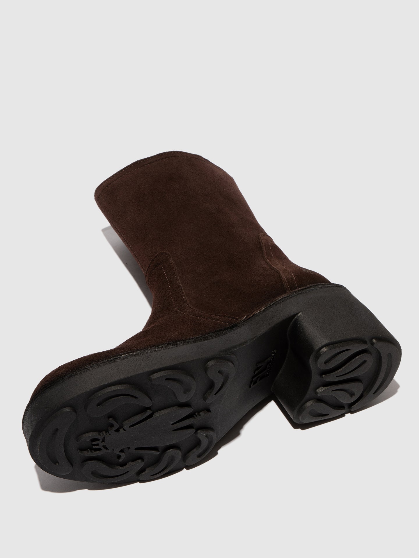 Zip Up Ankle Boots NORE191FLY EXPRESSO