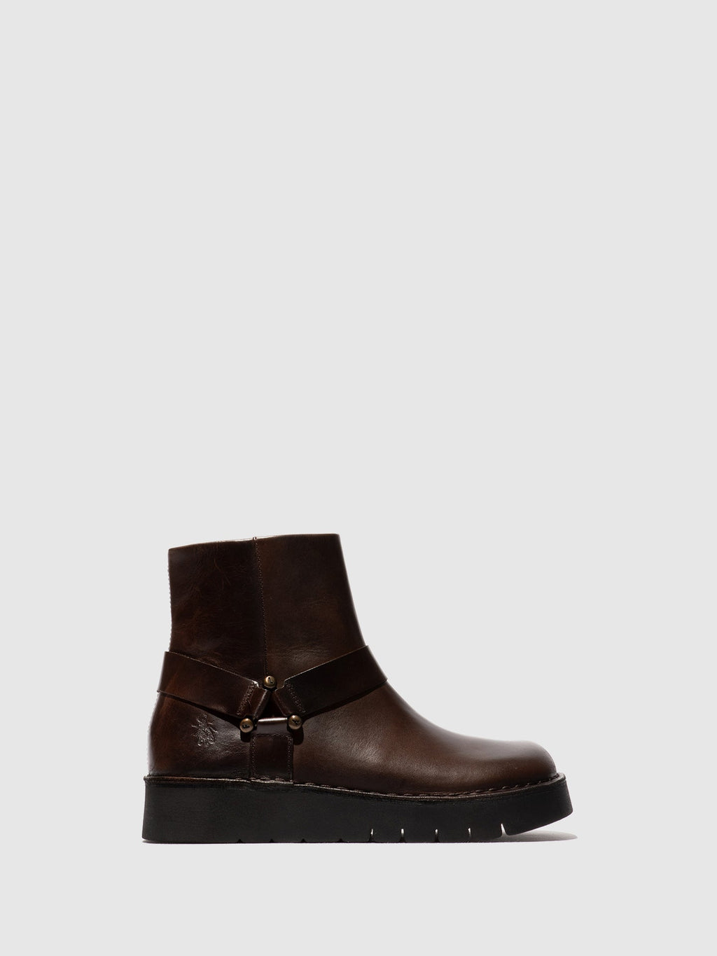 Zip Up Ankle Boots REWI197FLY DK. BROWN