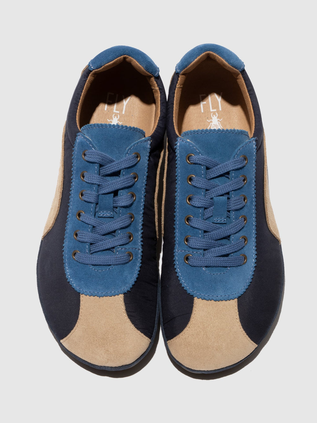Lace-up Trainers MEEG105FLY TAUPE/BLUE