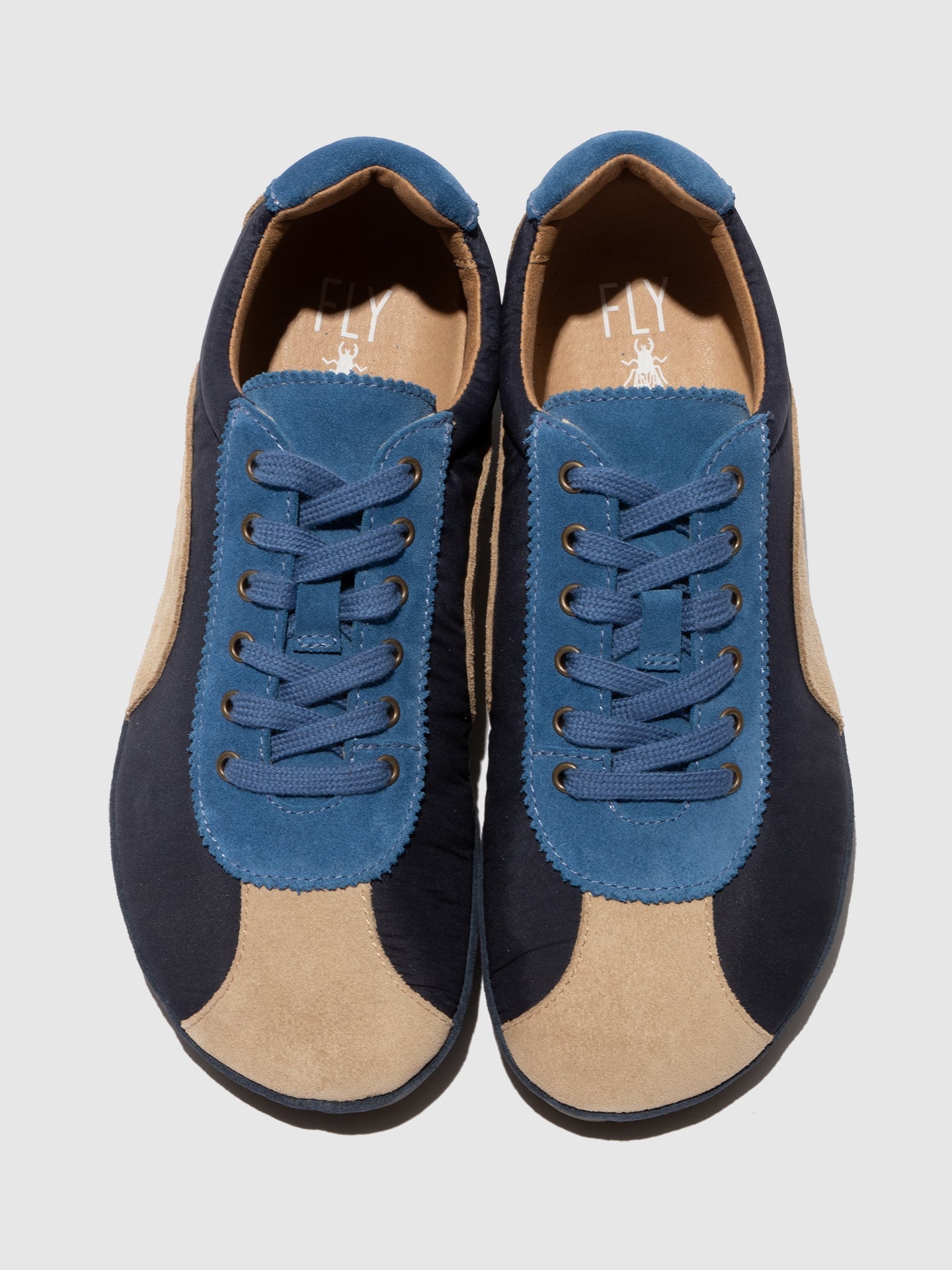 Schnürsneaker MEEG105FLY TAUPE/BLUE