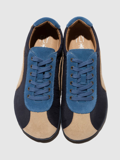 Schnürsneaker MEEG105FLY TAUPE/BLUE