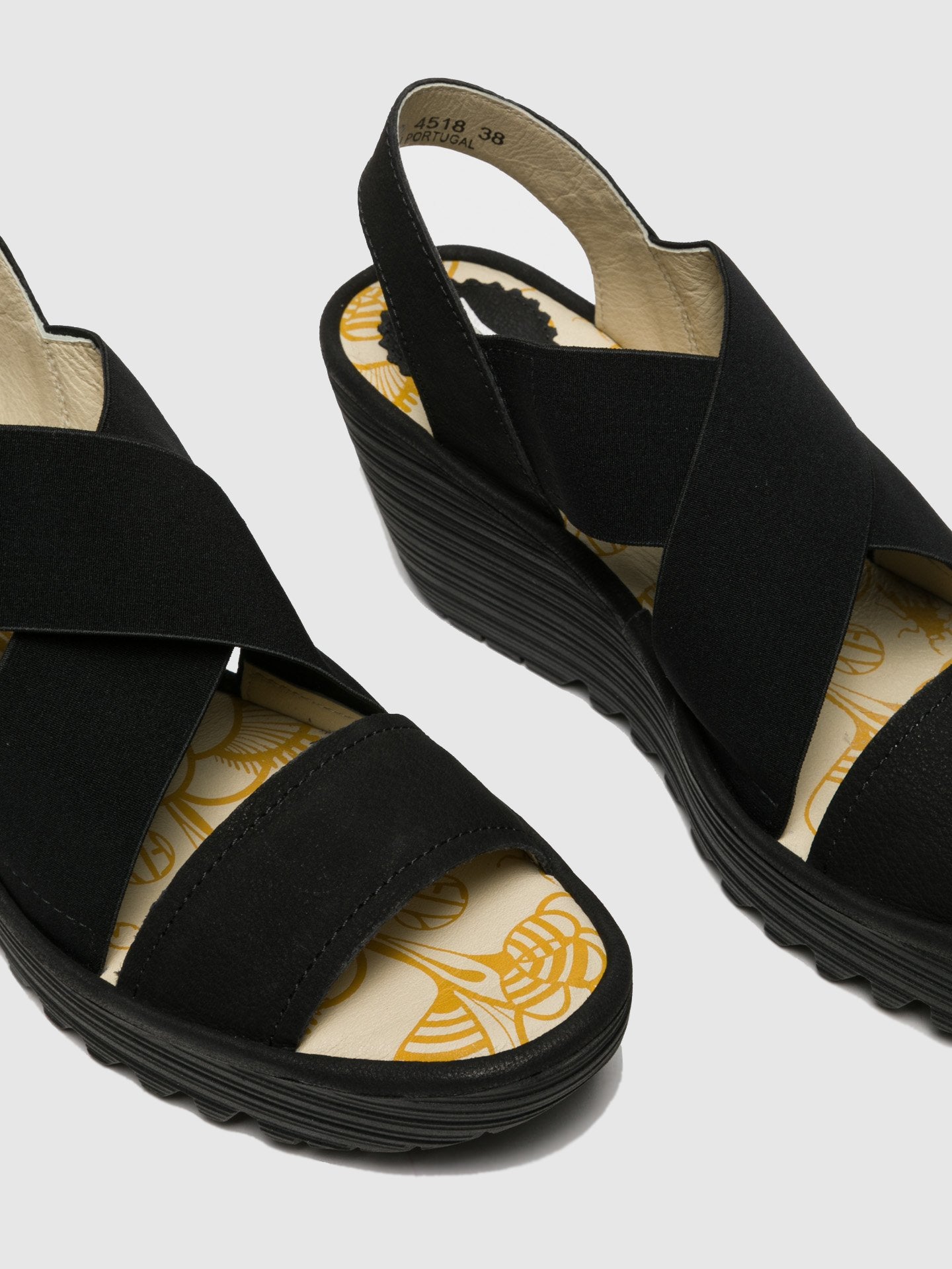 Strappy Sandals YAJI888FLY BLACK