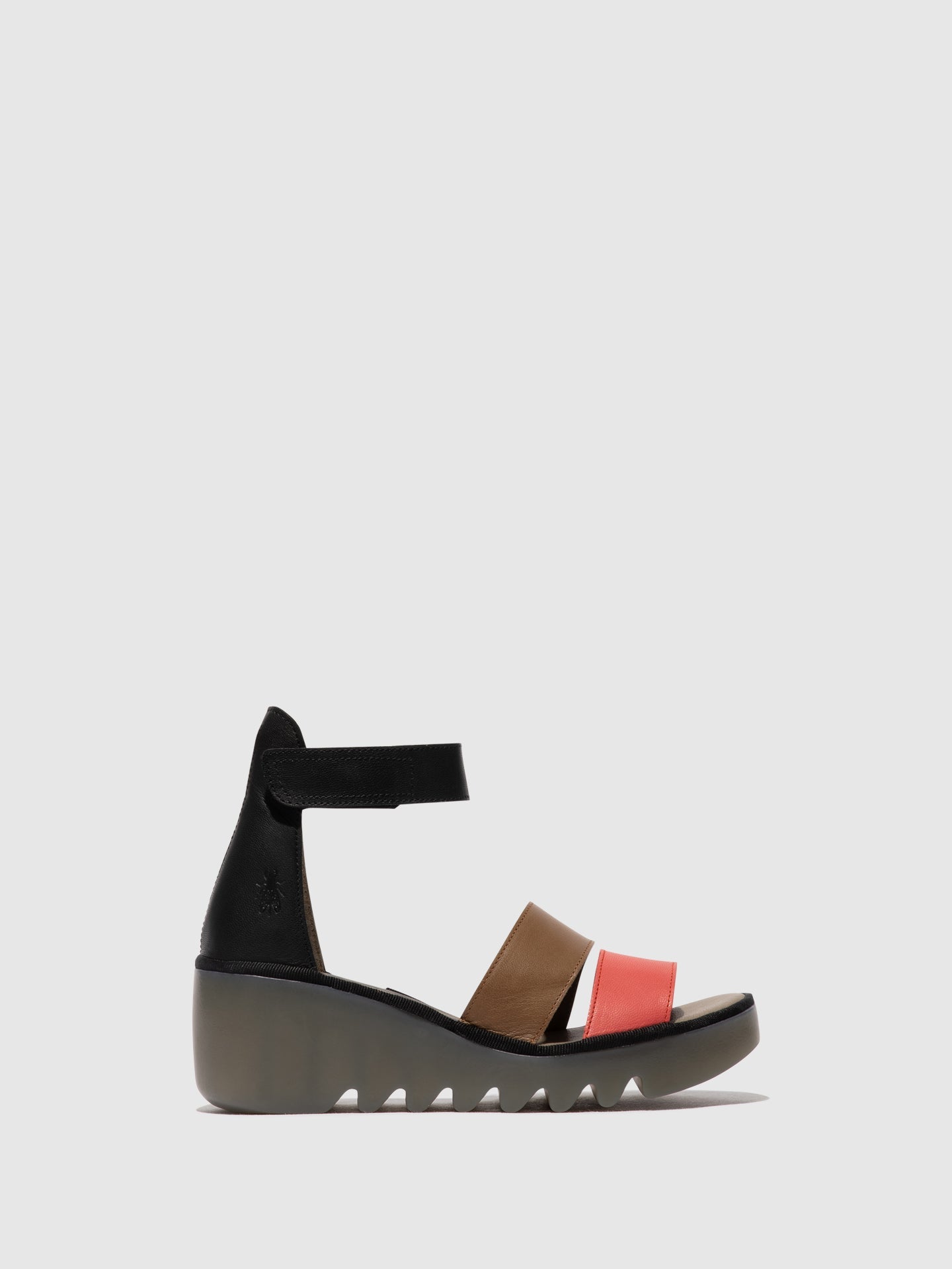 Strappy Sandals BONO290FLY RASPBERRY/GROUND/BLACK
