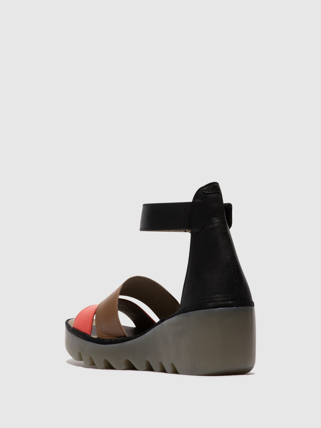 Strappy Sandals BONO290FLY RASPBERRY/GROUND/BLACK