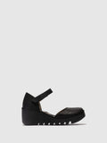 Ankle Strap Sandals BISO305FLY BLACK