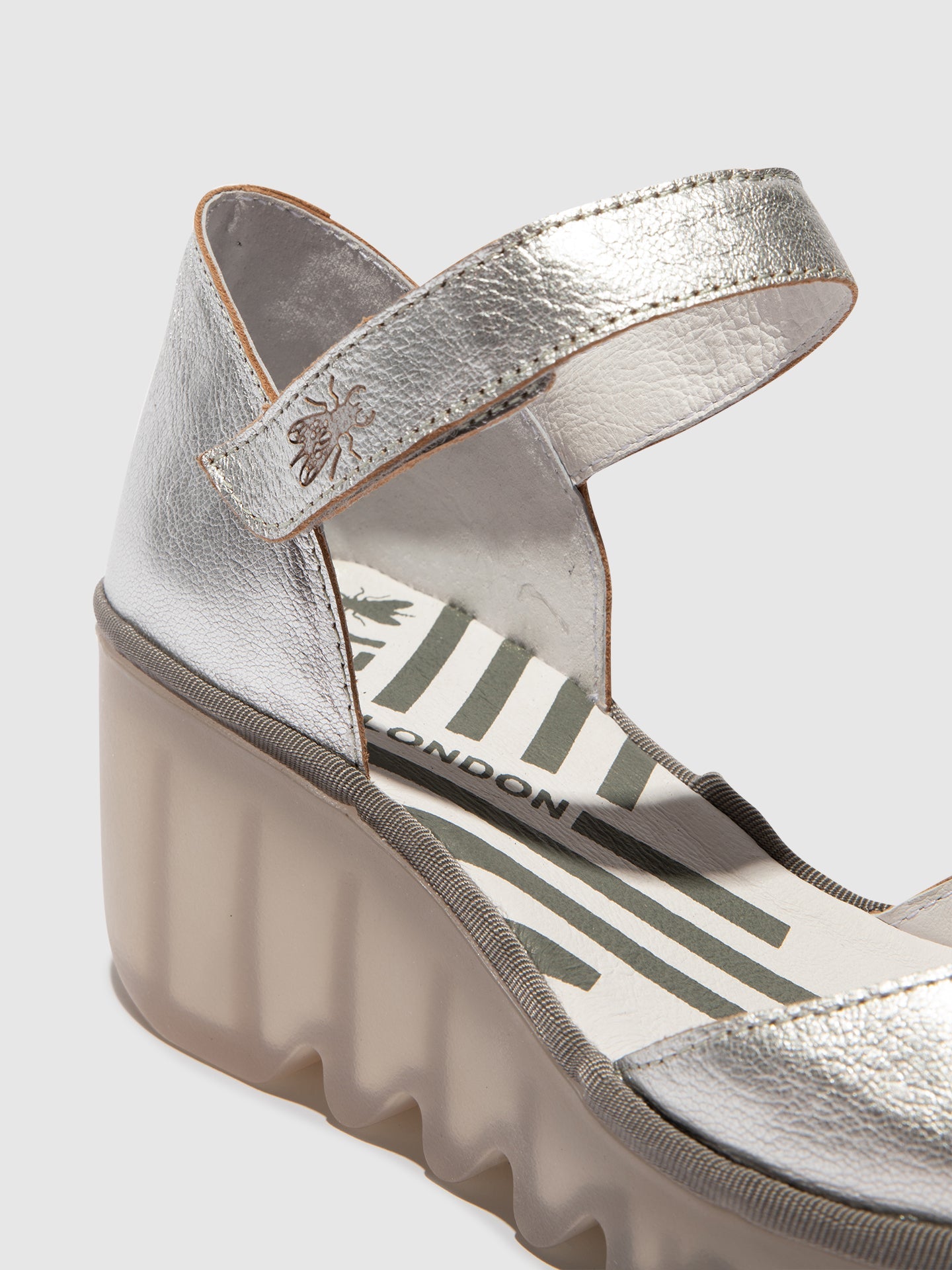 Ankle Strap Sandals BISO305FLY SILVER