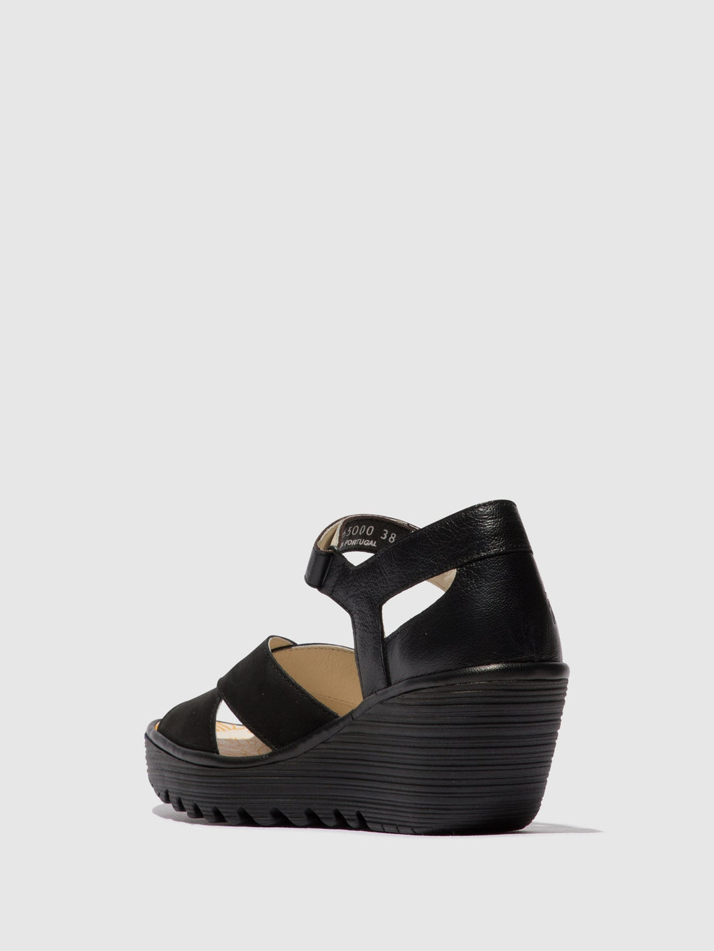 Ankle Strap Sandals YENT365FLY BLACK