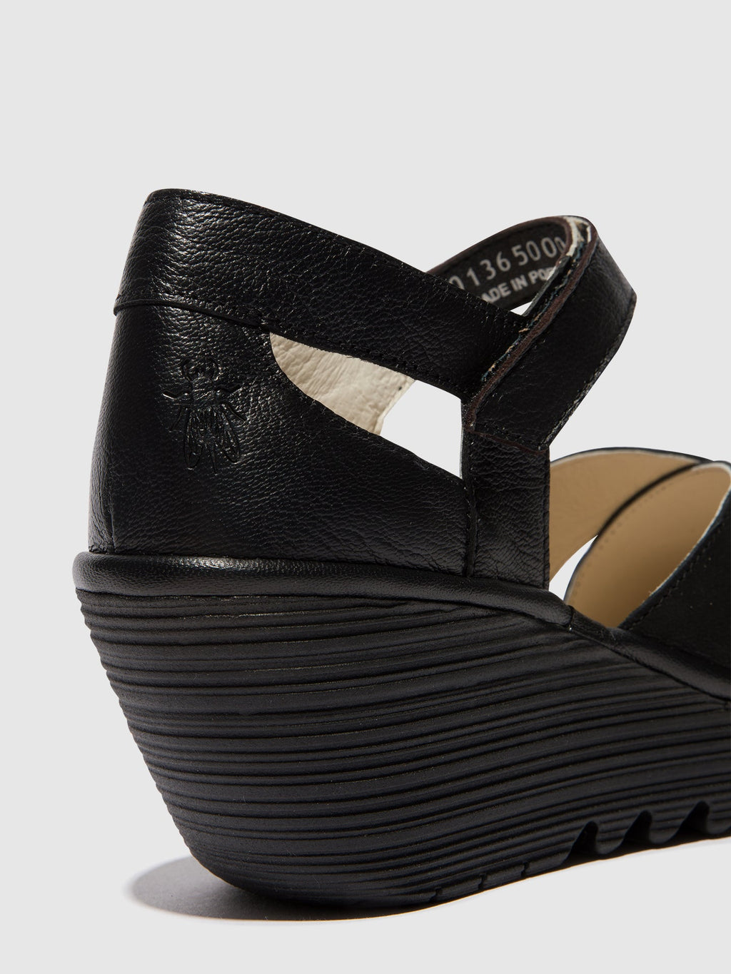 Ankle Strap Sandals YENT365FLY BLACK