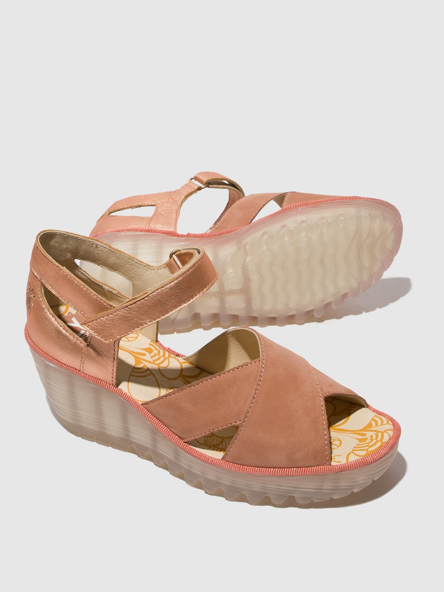 Ankle Strap Sandals YENT365FLY PINK/BLUSH GOLD