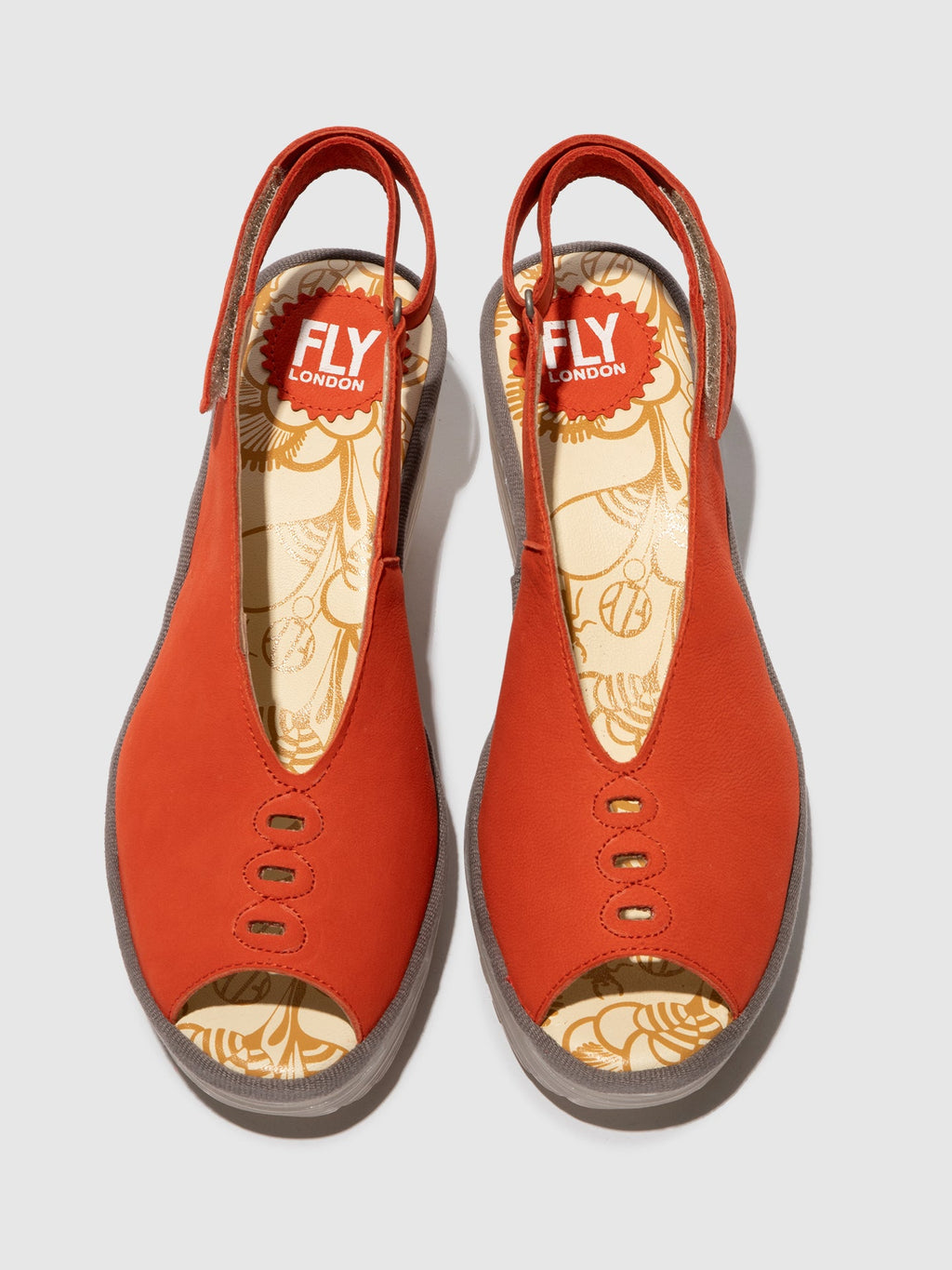 Sling-Back Sandals YEAY387FLY POPPY ORANGE