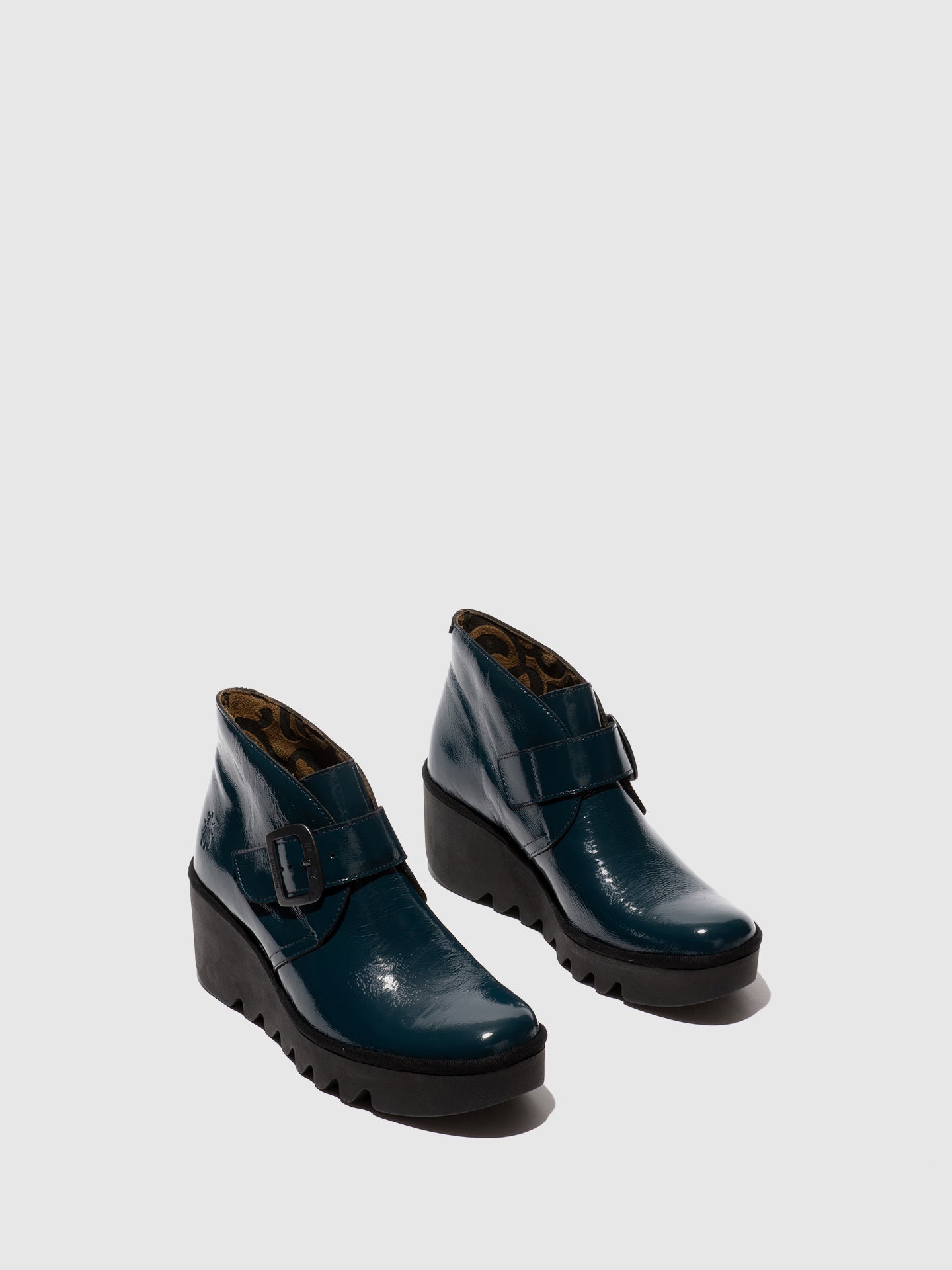 Buckle Ankle Boots BIRT397FLY NAPPALAK NAVY