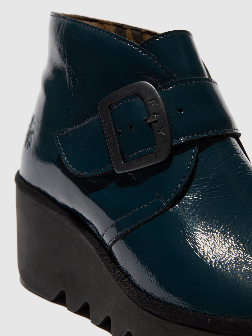 Buckle Ankle Boots BIRT397FLY NAPPALAK NAVY