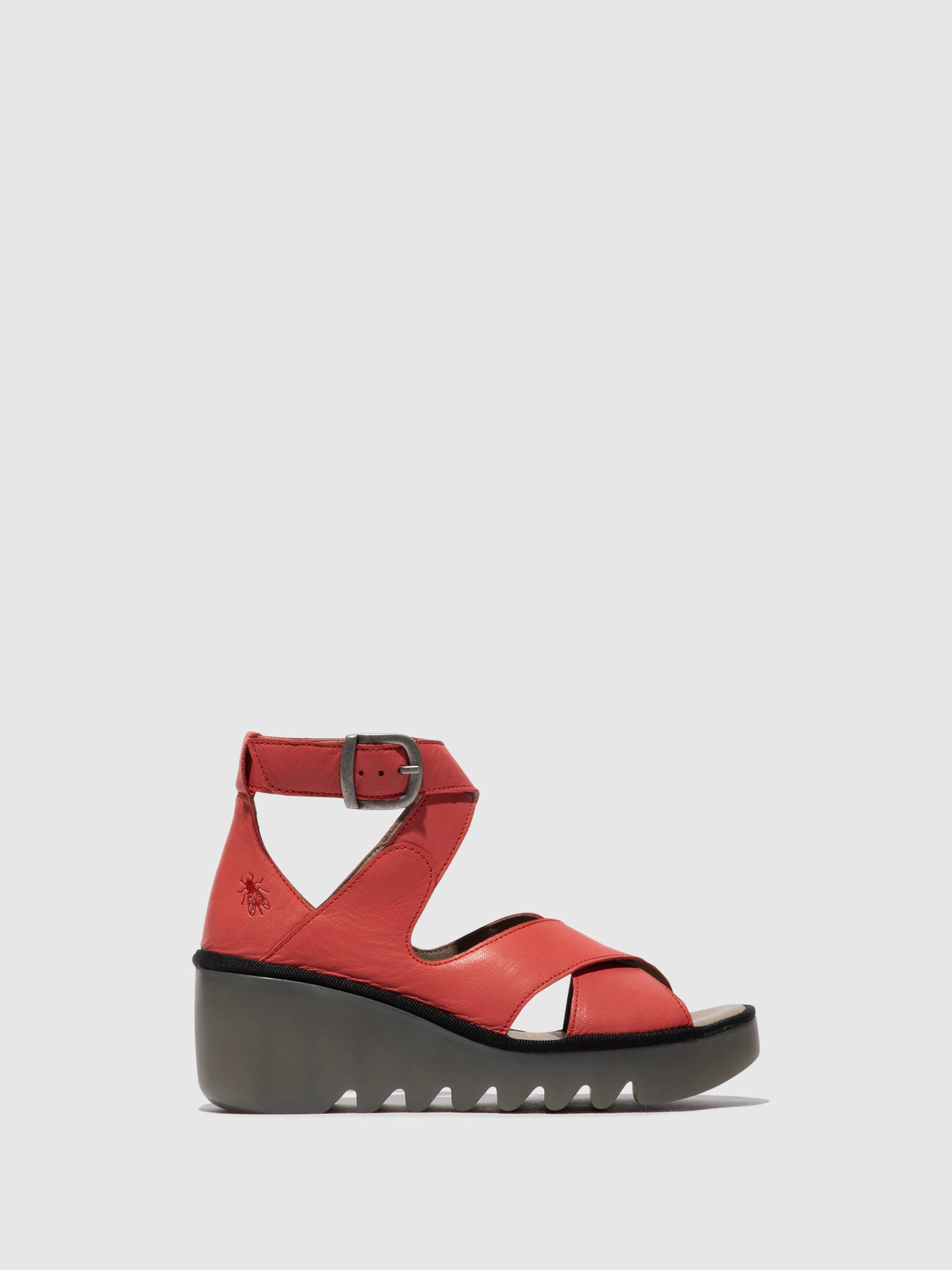 Buckle Sandals BYRE410FLY RASPBERRY
