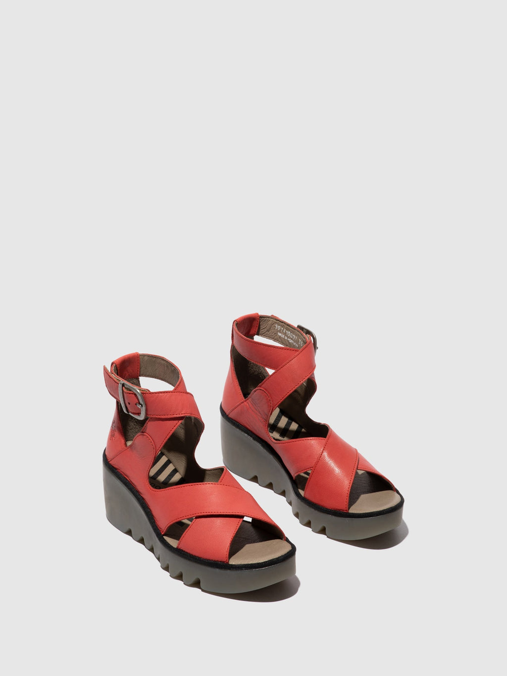 Buckle Sandals BYRE410FLY RASPBERRY