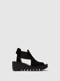 Elasticated Sandals BIGA412FLY BLACK