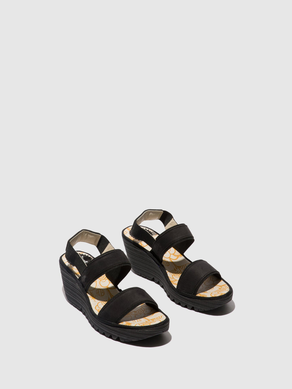 Sling-Back Sandals YACO416FLY BLACK