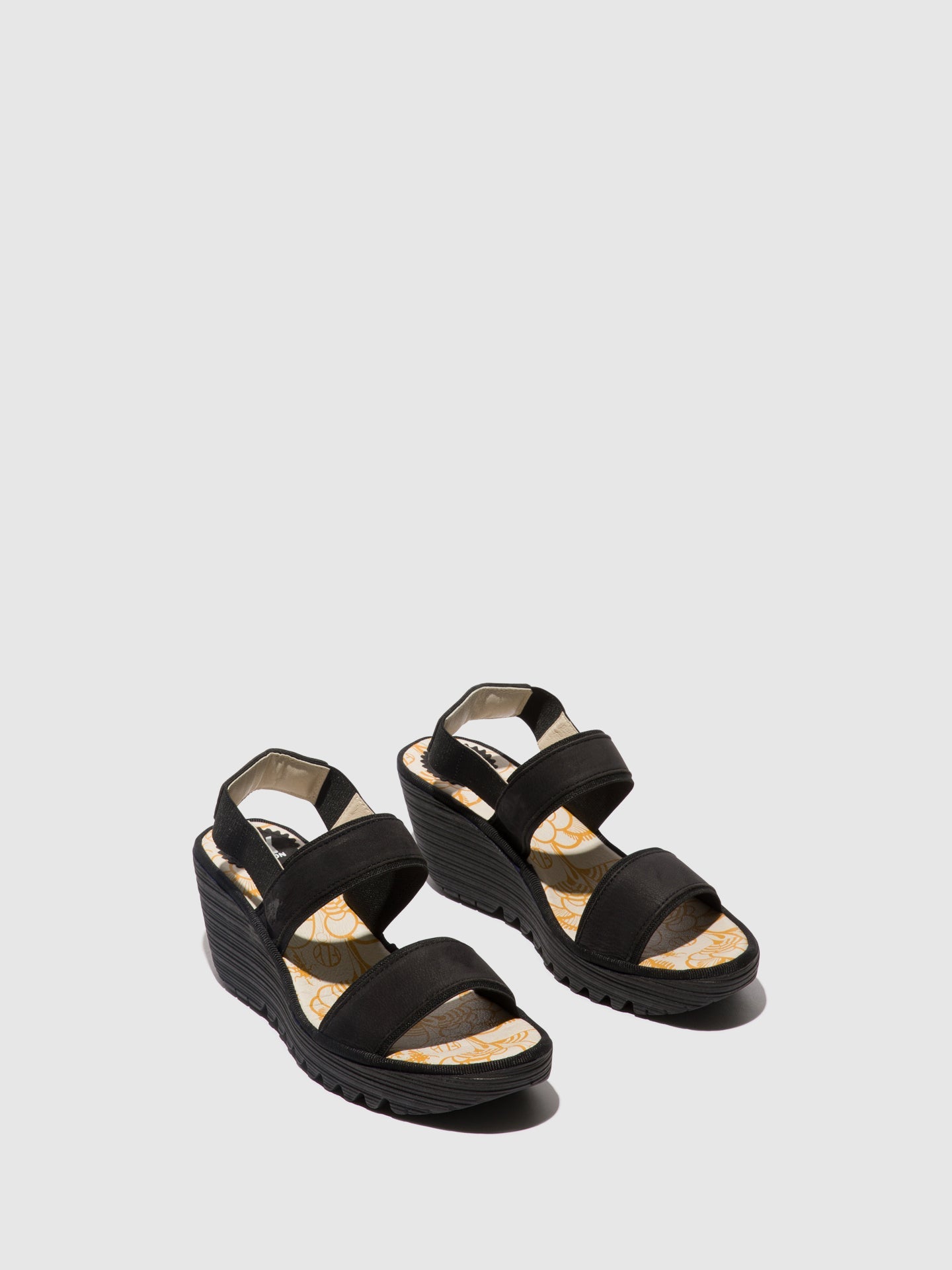 Sling-Back Sandals YACO416FLY BLACK