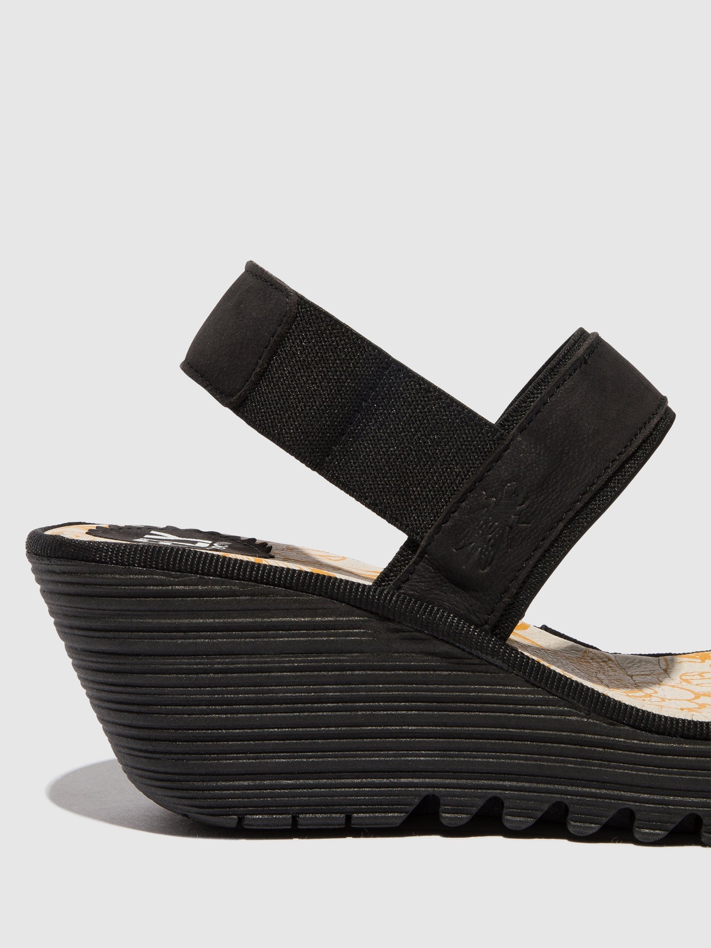 Sling-Back Sandals YACO416FLY BLACK