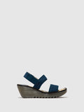 Sling-Back Sandals YACO416FLY BLUE