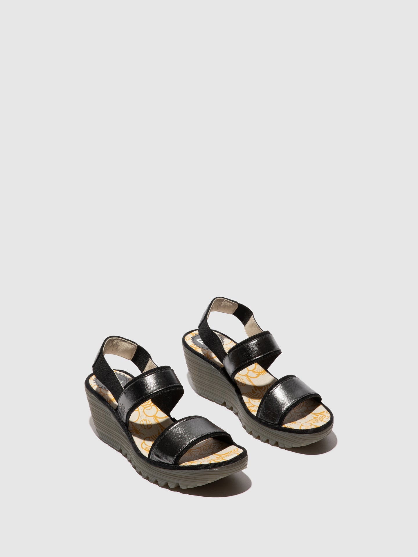 Sling-Back Sandals YACO416FLY GRAPHITE
