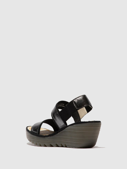 Sling-Back Sandals YACO416FLY GRAPHITE