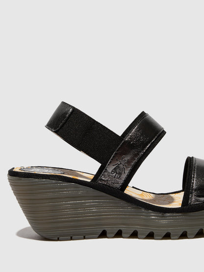 Sling-Back Sandals YACO416FLY GRAPHITE