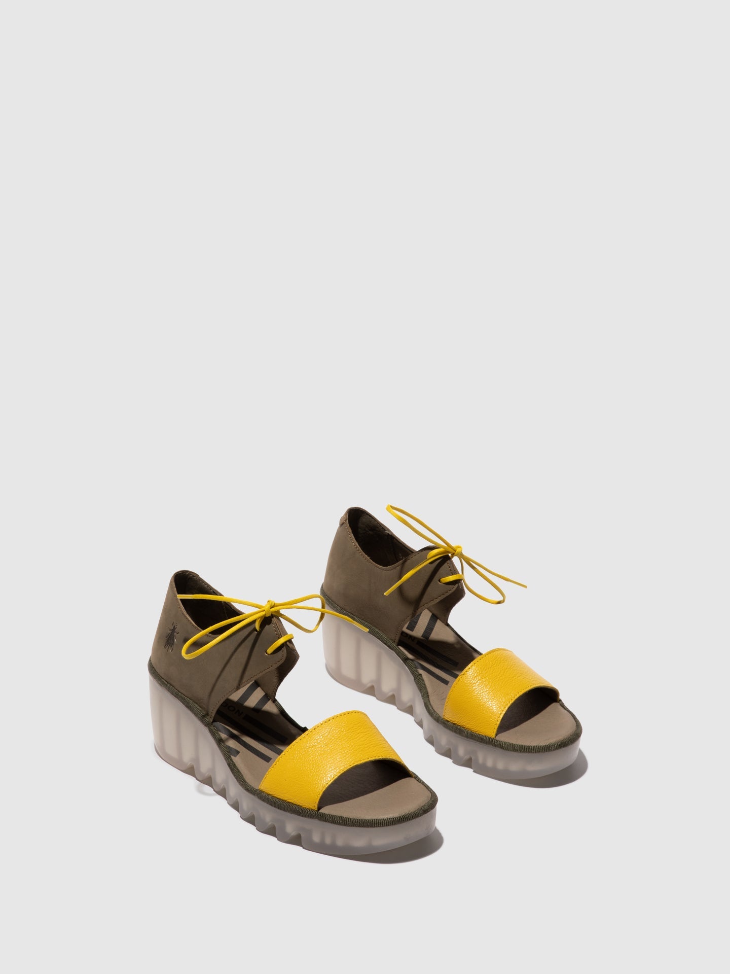 Lace-up Sandals BILU465FLY YELLOW/KHAKI