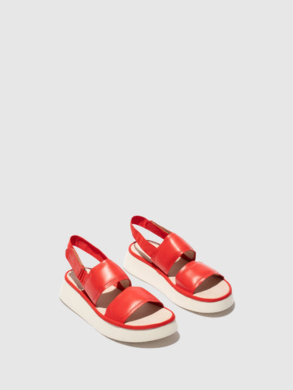 Slingback-Sandalen CRAW467FLY ROT