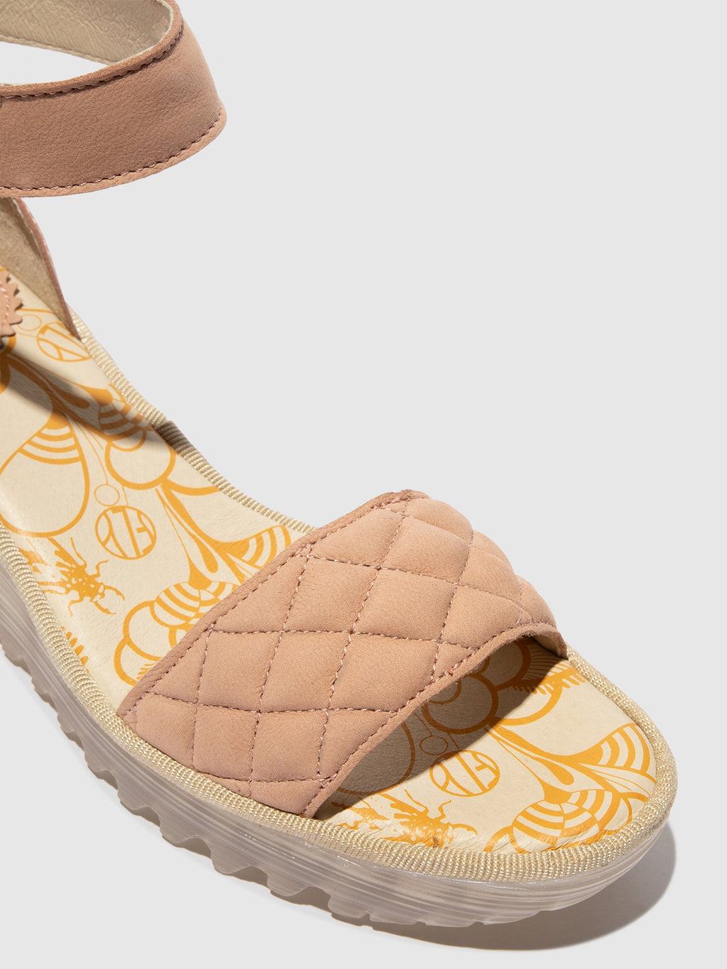 Ankle Strap Sandals YARU471FLY NUDE PINK/NUDE PINK