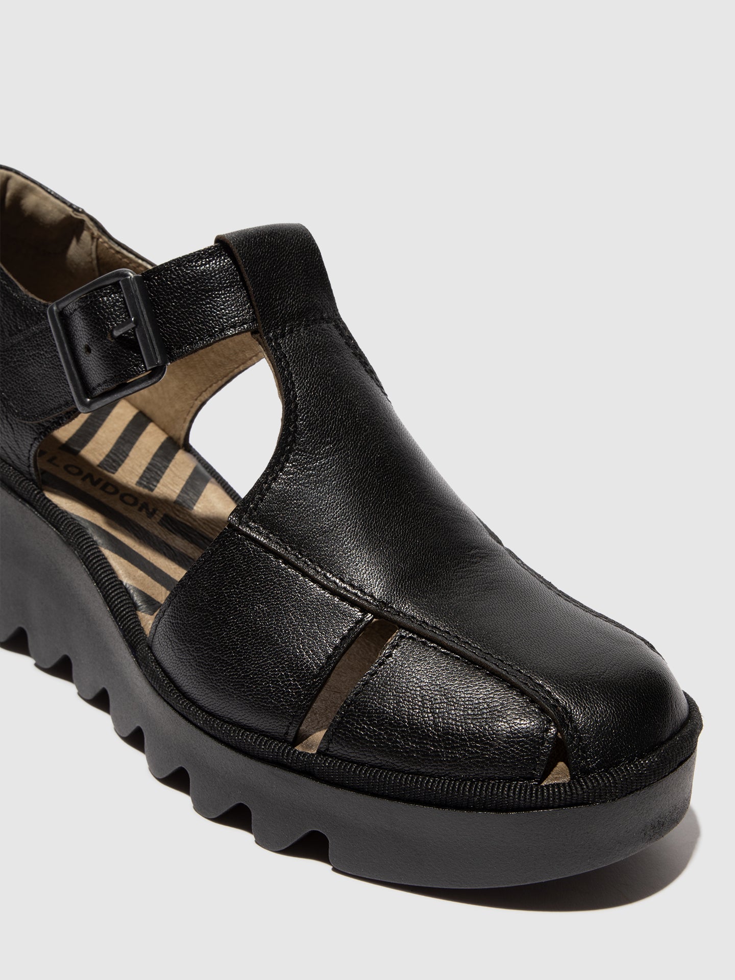 Buckle Sandals BURI481FLY BLACK