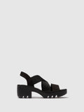 Crossover Sandals TAJI502FLY BLACK