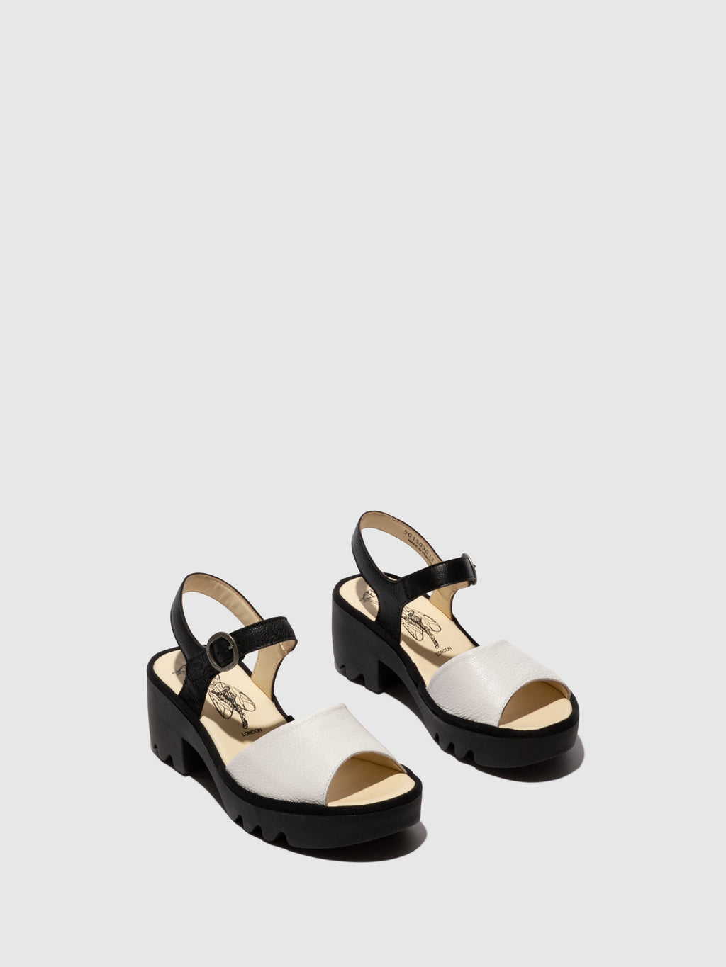 Sling-Back Sandals TULL503FLY WHITE/BLACK