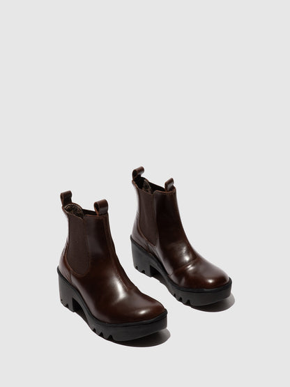 Chelsea Ankle Boots TRIG514FLY DUNKELBRAUN