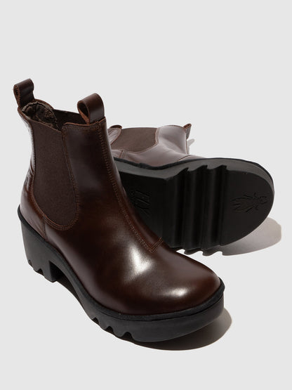 Chelsea Ankle Boots TRIG514FLY DUNKELBRAUN