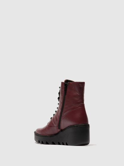 Schnürstiefeletten BIRR534FLY WINE